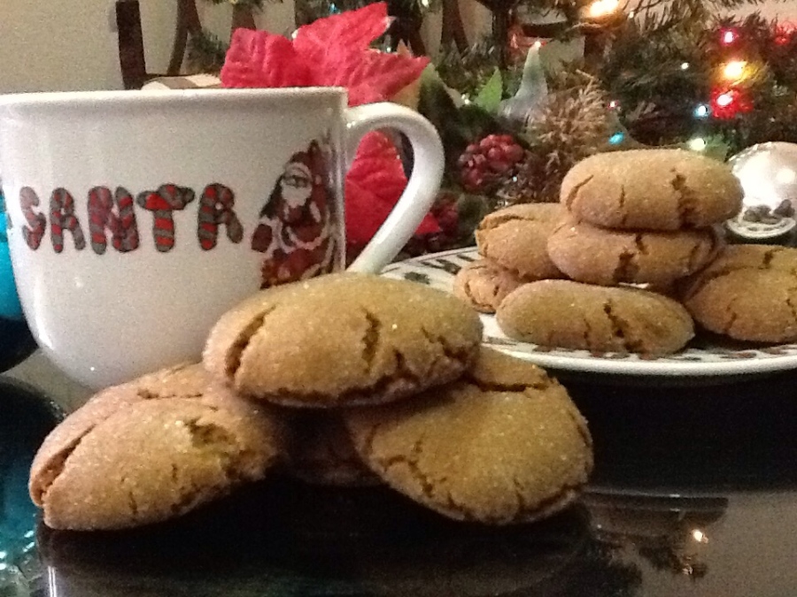 Gingersnap Cookies Made Just For Santa and Gingersnap Logs